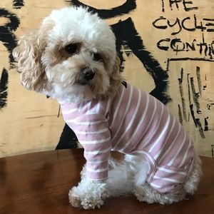 PINK Cozy Four Legged Pet Pajamas